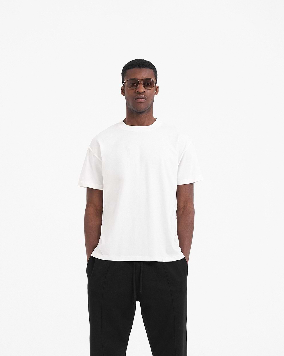Initial T-Shirt - Flat White